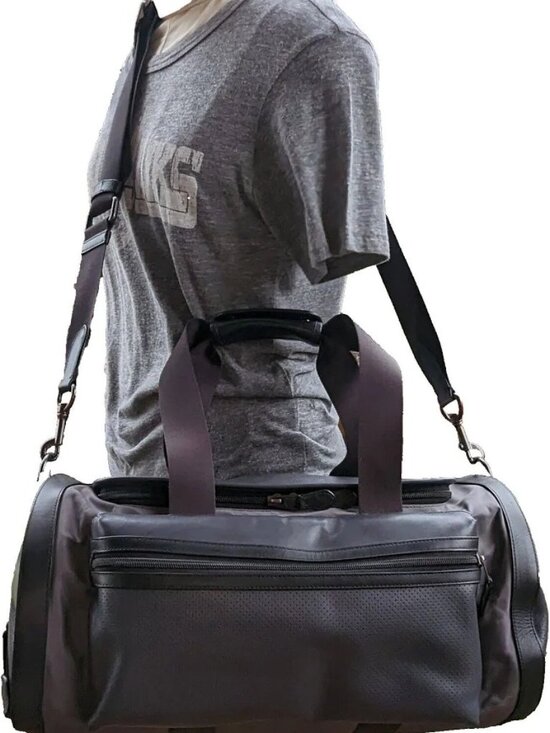 Coach Other - New Coach Perforated Leather Explorer Duffel Bag F56875